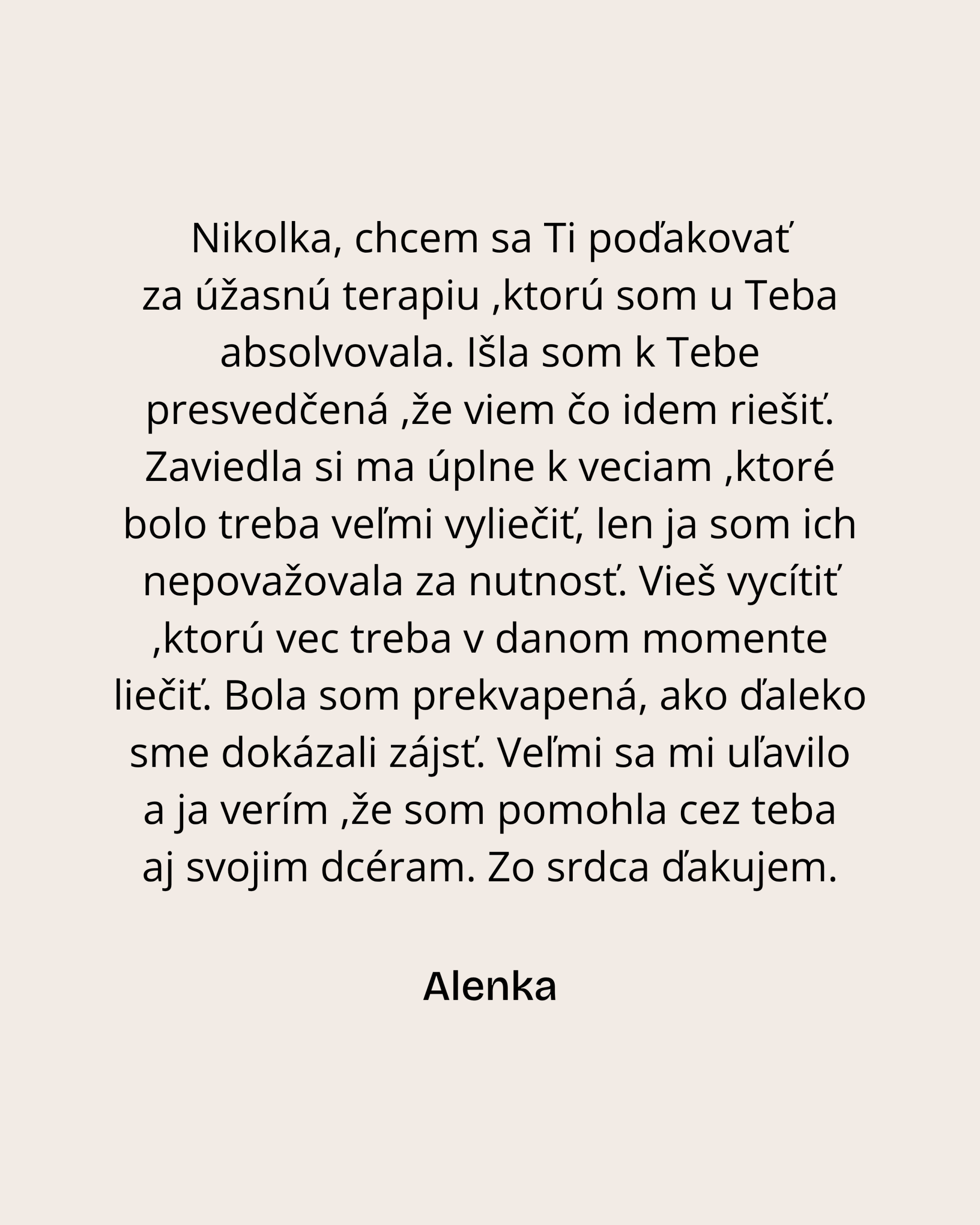 - Alenka